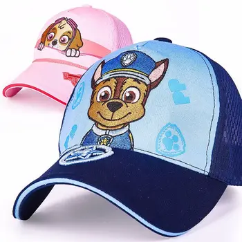 2023 Patiesu ĶEPU Patruļas Bērnu beisbola Cepures Kokvilnas Cute Cepures, Galvassegas Chase Skye Drukāt Puse Bērnu vasaras cepure Bērniem rotaļlietas