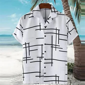 2023 Vienkāršs Vīriešu Krekli 3d Vasaras Havaju Krekli Cilvēks Jaunas High Street Krekli Vīriešu Vasaras Ikdienas Krekls Top Ikdienas Vīriešu Apģērbs