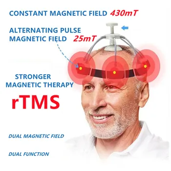 430mT rTMS Transcranial Magnētiskā Stimulators Difunkcionālu Parkinsona Slimības, Bezmiegs, Trauksme, Depresija, Ārstēšana Instruments