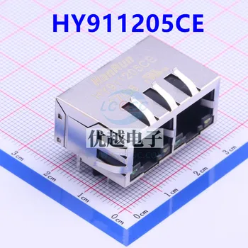 5gab Jaunu oriģinālu HY911205CE/HR911205CE 1X2 dual port RJ45 savienotājs tīklu transformatoru plug-in