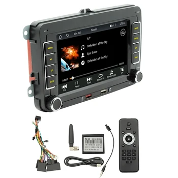 7 Collu 2Din CarPlay Android-Auto Radio Auto Stereo Bluetooth MP5 Player 2USB VW Volkswagen/Golf, Polo/PASSAT/Skoda