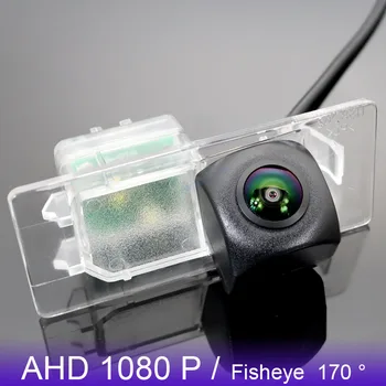 AHD 1080P 170° FishEye Transportlīdzekļu Atpakaļskata Kamera Skoda Octavia III A7 (Typ 5E) Vagonu Sedans MK3 2013~2018 HD Nakts Redzamības