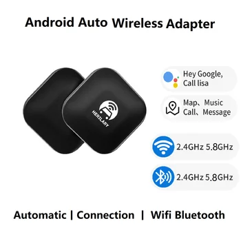 Android Auto Bezvadu Adapteri, lai bez Vadu Bezvadu Android Automātisko Dongle USB Plug And Play 5.8 GHz WIFI Online Jauninājumu