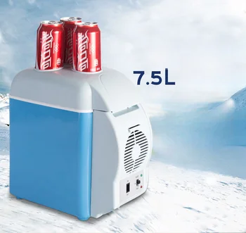 Auto Ledusskapis Mini Ledusskapis 7.5 litru, Var Izmantot Automašīnā