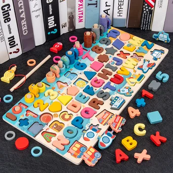 Bērnu Digitālā Celtniecības Bloki Agrīnās Izglītības Puzzle Bērnu Smadzeņu Rotaļlietas