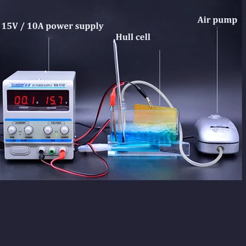 Elektrolīzes eksperimentu uzvalks,Laboratorijas barošanas supply15V/10A+Korpusa šūnu+, Super silent regulējams gaisa sūknis