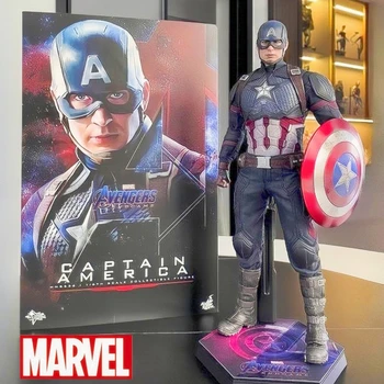 In-stock Endgame Captain America Stīvs Rodžerss Oriģinālā Karstā Rotaļlietas, Brīnums Avengers 1/6 Anime Rīcības Attēls Kolekciju Modelis Rotaļlietas