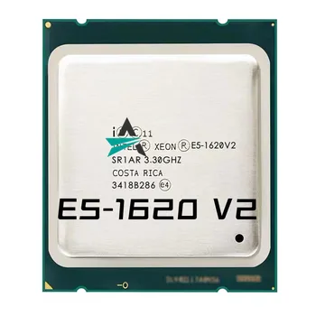 Izmantot Xeon E5 Procesoru 1620 V2 E5-1620 V2 CPU L3=10MB 3.7 GHZ Četrkodolu 8 pavedienu LGA 2011 Servera procesors Darbvirsmas Procesors