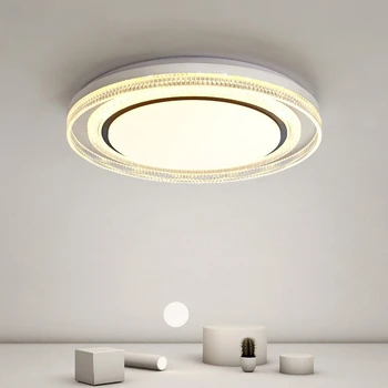 Kārtu Mūsdienu Griestu Gaismas Telpā, Mājas Dekoru iekštelpu Apgaismojums Guļamistabā studiju virtuve LED Lustras Uzstādīti Apgaismes Spīdumu Lampas