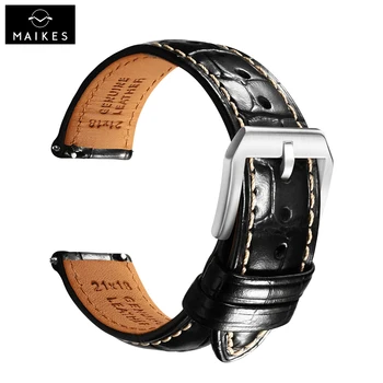 Maikes Luksusa Rolex Ādas Skatīties Siksna Ātri Atbrīvot 20mm 21mm 22mm Piederumi Watchbands Braceletes Par Omega Skatīties Band