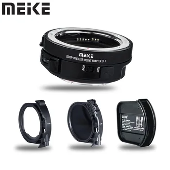 Meike MK-EFTE-C VND Drop-in Filtri, Auto Fokuss Objektīva Adapteris Canon EF/EF-S Objektīviem Sony E Mount Kameras A9 A7III A7II A7