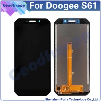 Par Doogee S61 LCD Displejs, Touch Screen Digitizer Montāža Remonts Rezerves Daļas