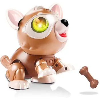 Smart Balss Kontroles Pet Suns, Rotaļlietas Touch Sensoru Elektrisko Robots Suņu Rotaļlietas Bērniem Var Dziedāt Un Dejot
