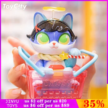 Sākotnējā Cassy Kaķis 24h Veikala Sērijas Blind Box Rotaļlietas Apstiprināt Stila Cute Anime Attēls Karikatūra Modeli, Guess Soma Kolekcija