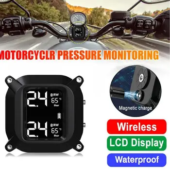 TPMS Motociklu Riepu Spiediena Sensori, Mehāniskie TMPS Riepu Spiediena Monitoringa Sistēma, 2 Riteņu Riepu Ārējo Sensoru Motociklu