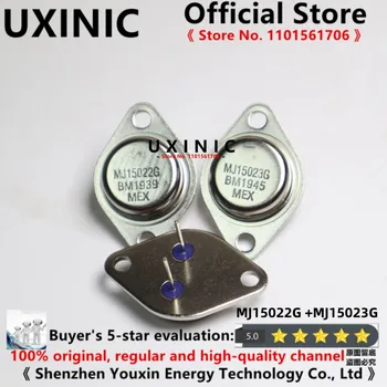 UXINIC 100% New Importēti Sākotnējā MJ15022G MJ15023G MJ15022 MJ15023 Zelta Noslēgtā lieljaudas Triode 16A 250V 250W