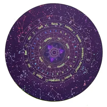 Violeta Rūnas Zvaigznājā Astroloģija Oracle Svārsta Zīlēšana Pad Ta-rot Galdauts Ta-rot Kartes Pad Altāra Audums