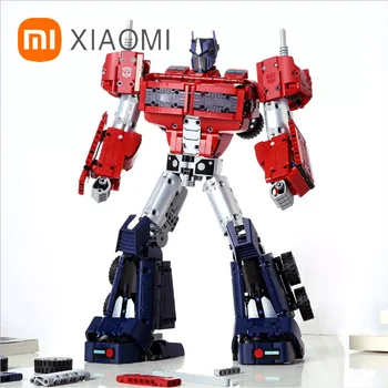 Xiaomi Optimus Prime Transformatoru Celtniecības Bloki Tālvadības Rotaļlieta Robots Zēns Modelis Puzzle Apdares Montāža Dāvanu